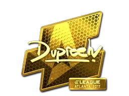 Sticker | dupreeh (Gold) | Atlanta 2017 - $ 103.96