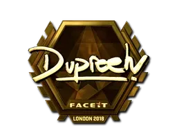Sticker | dupreeh (Gold) | London 2018 - $ 343.13