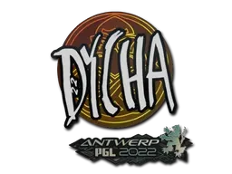Sticker | dycha | Antwerp 2022 - $ 0.04
