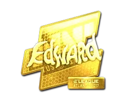 Sticker | Edward (Gold) | Atlanta 2017 - $ 108.63