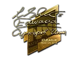 Sticker | Edward (Gold) | Boston 2018 - $ 148.21