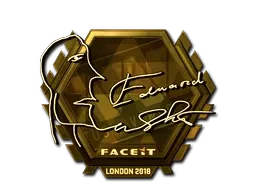 Sticker | Edward (Gold) | London 2018 - $ 155.42