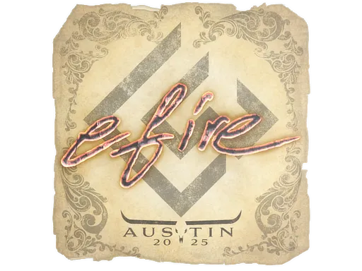 Sticker | efire | Austin 2025 - $ 0.03