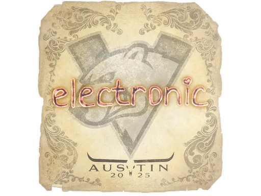 Sticker | electronic | Austin 2025 - $ 0.03