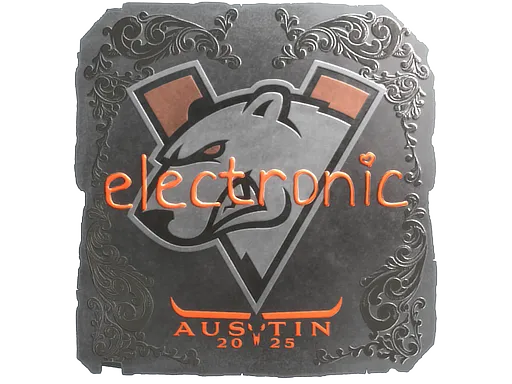 Sticker | electronic (Foil) | Austin 2025 - $ 0.07