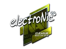 Sticker | electronic (Foil) | Boston 2018 - $ 12.19