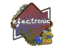 Sticker | electronic (Glitter) | Rio 2022 - $ 0.10