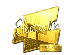 Sticker | electronic (Gold) | Atlanta 2017 - $ 108.63