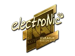 Sticker | electronic (Gold) | Boston 2018 - $ 766.15