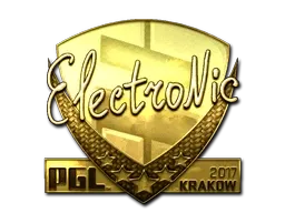 Sticker | electronic (Gold) | Krakow 2017 - $ 1080.00