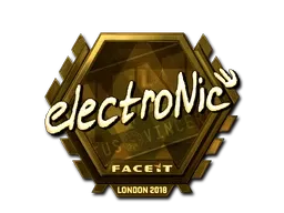 Sticker | electronic (Gold) | London 2018 - $ 311.49