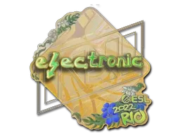 Sticker | electronic (Holo) | Rio 2022 - $ 0.80