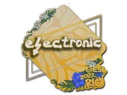 Sticker | electronic | Rio 2022 - $ 0.03