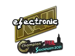 Sticker | electroNic | Stockholm 2021 - $ 0.04