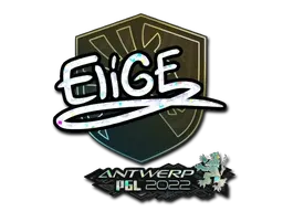 Sticker | EliGE (Glitter) | Antwerp 2022 - $ 0.05