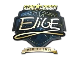 Sticker | EliGE (Gold) | Berlin 2019 - $ 17.98