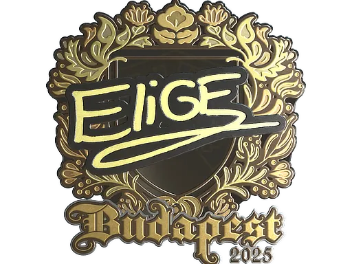 Sticker | EliGE (Gold) | Budapest 2025 - $ 5.24
