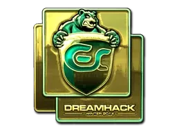 Sticker | ESC Gaming (Gold) | DreamHack 2014 ``