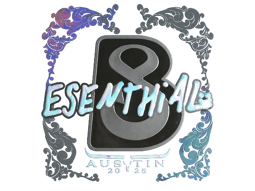 Sticker | esenthial (Holo) | Austin 2025 - $ 0.41