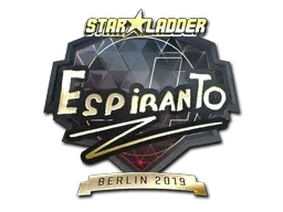 Sticker | EspiranTo (Gold) | Berlin 2019 - $ 8.55