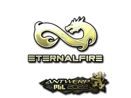 Sticker | Eternal Fire (Gold) | Antwerp 2022 - $ 7.40
