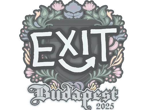 Sticker | exit | Budapest 2025 - $ 0.03