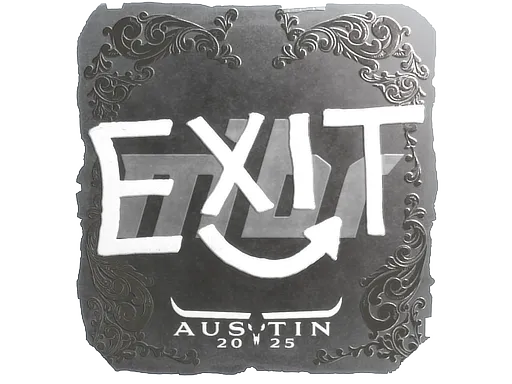 Sticker | exit (Foil) | Austin 2025 - $ 0.16
