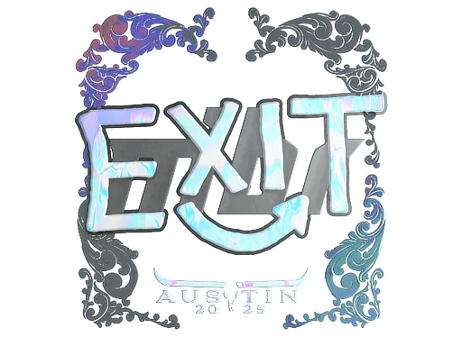 Sticker | exit (Holo) | Austin 2025 - $ 1.24