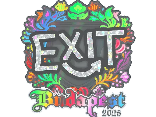 Sticker | exit (Holo) | Budapest 2025 - $ 1.08
