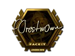Sticker | f0rest (Gold) | London 2018 - $ 136.25
