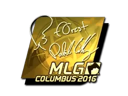 Sticker | f0rest (Gold) | MLG Columbus 2016 - $ 29.95