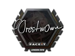 Sticker | f0rest | London 2018 - $ 0.62