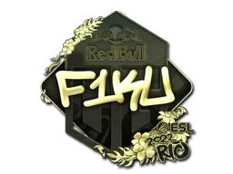 Sticker | F1KU (Gold) | Rio 2022 - $ 3.57