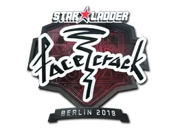 Sticker | facecrack (Foil) | Berlin 2019 - $ 1.00