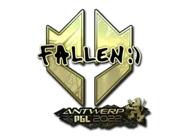 Sticker | FalleN (Gold) | Antwerp 2022 - $ 22.45
