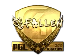 Sticker | FalleN (Gold) | Krakow 2017 - $ 1614.75
