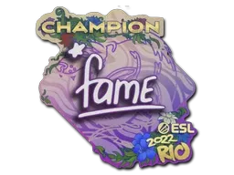 Sticker | fame (Champion) | Rio 2022 - $ 0.04