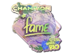 Sticker | fame (Holo, Champion) | Rio 2022 - $ 0.38