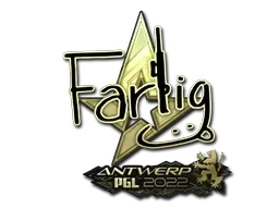 Sticker | Farlig (Gold) | Antwerp 2022 - $ 1.38