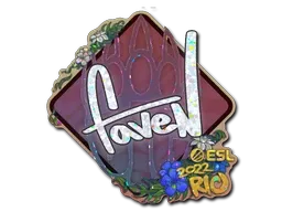 Sticker | faveN (Glitter) | Rio 2022 - $ 0.05