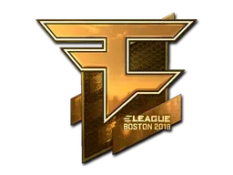 Sticker | FaZe Clan (Gold) | Boston 2018 ``
