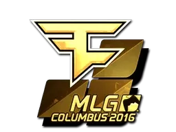 Sticker | FaZe Clan (Gold) | MLG Columbus 2016 ``