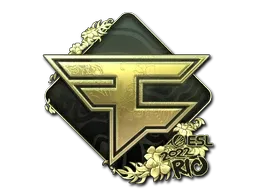 Sticker | FaZe Clan (Gold) | Rio 2022 - $ 4.00
