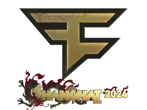 Sticker | FaZe Clan (Gold) | Shanghai 2024 - $ 3.91