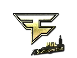 Sticker | FaZe Clan (Gold) | Stockholm 2021 - $ 11.31