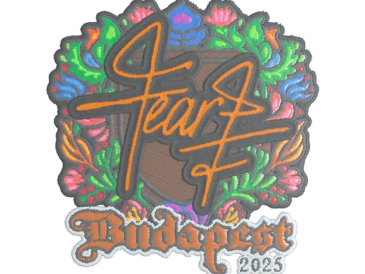 Sticker | fEAR (Embroidered) | Budapest 2025 - $ 0.09