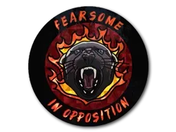 Sticker | Fearsome (Holo) - $ 1.10