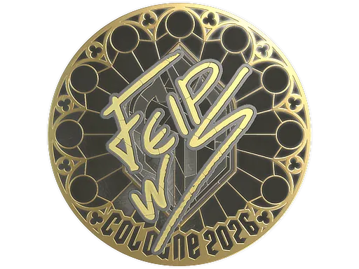 Sticker | felps (Gold) | Cologne 2026 - $ 7.49