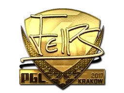 Sticker | felps (Gold) | Krakow 2017 - $ 611.39