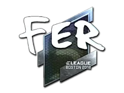 Sticker | fer (Foil) | Boston 2018 - $ 11.15